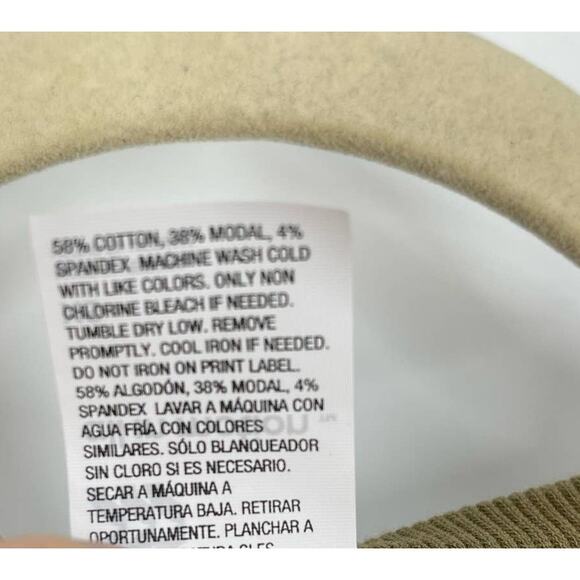 All In Motion Cotton Knit Athletic Sweatshirt Ombre Green Women's Size XS NWT - Picture 3 of 9